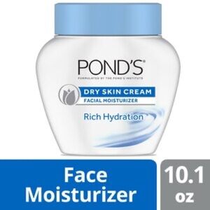 Blue‎ and White Dry Skin Cream Facial Moisturizer